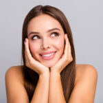Woman-with-pink-lips-happily-smiling